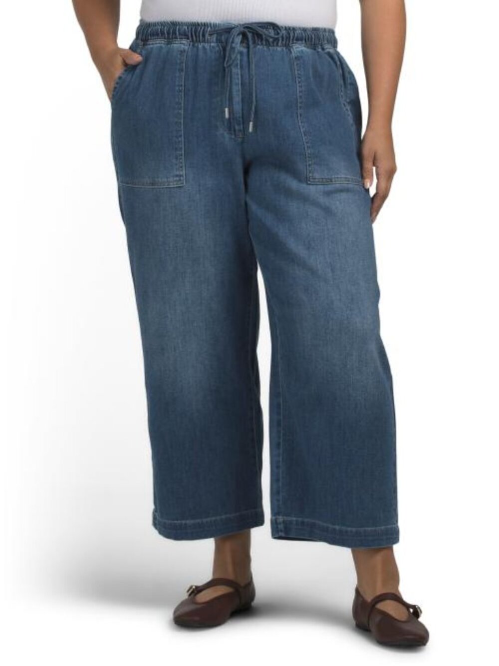 OAT NEW YORK Plus Cloud Luxe Cropped Jeans